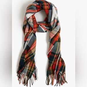 NWT J.CREW CLASSIC PLAID SCARF